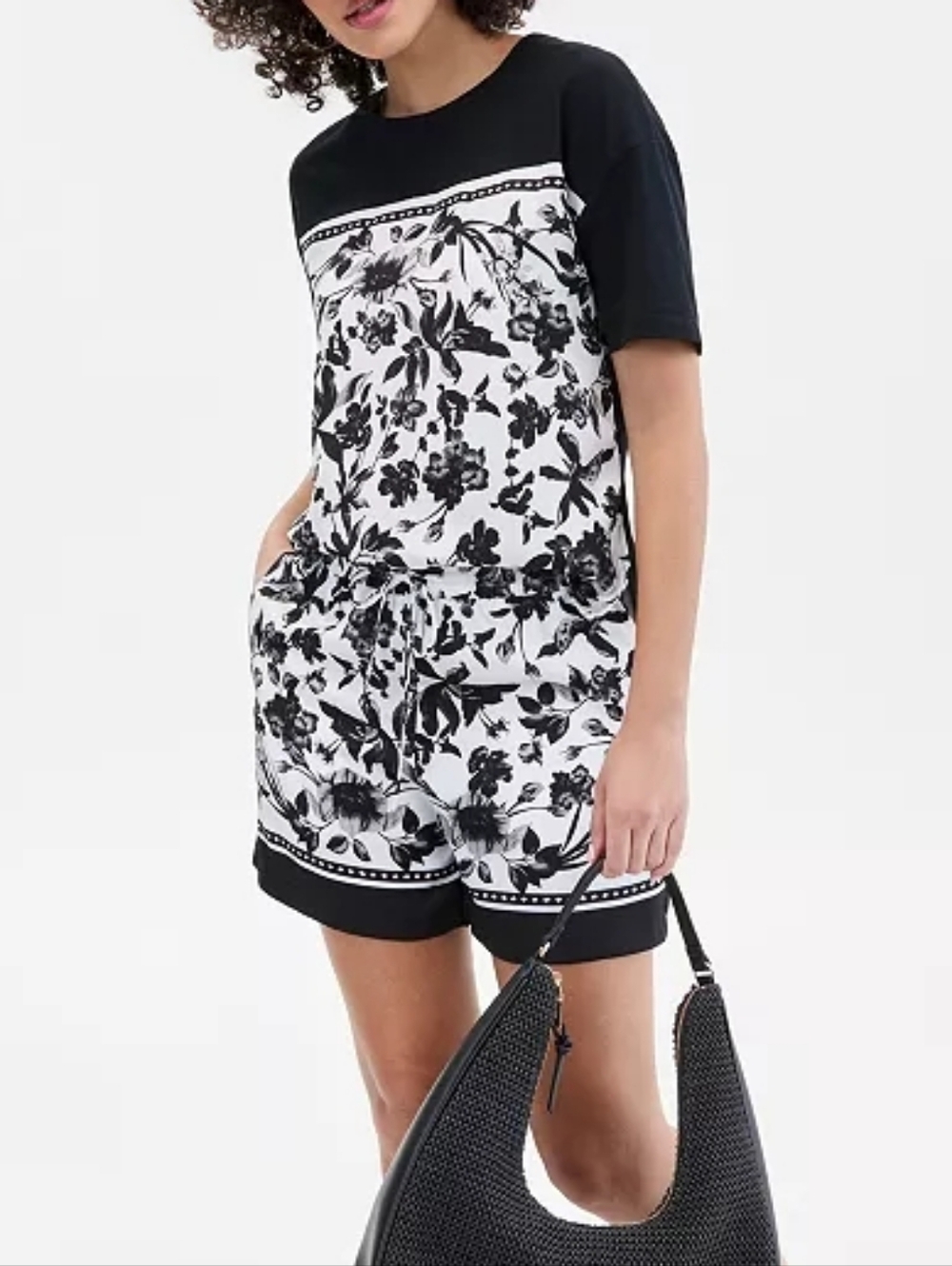 I.N.C. Dima Bloom Print Drawstring Shorts Med Or Large Available